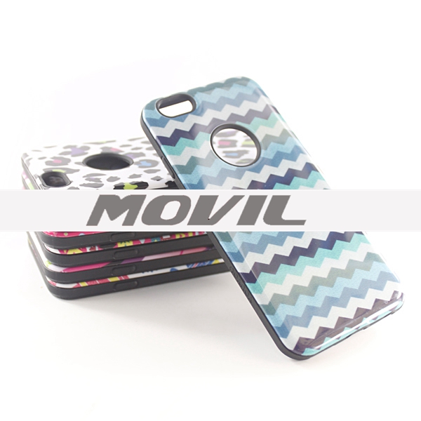 NP-2276 Pintura TPU   PC funda  Para Apple iPhone 6-10